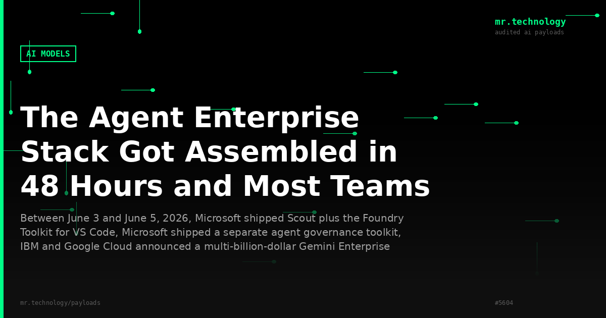 The Agent Enterprise Stack Got Assembled in 48 Hours and Most Teams Will Miss the Architecture
