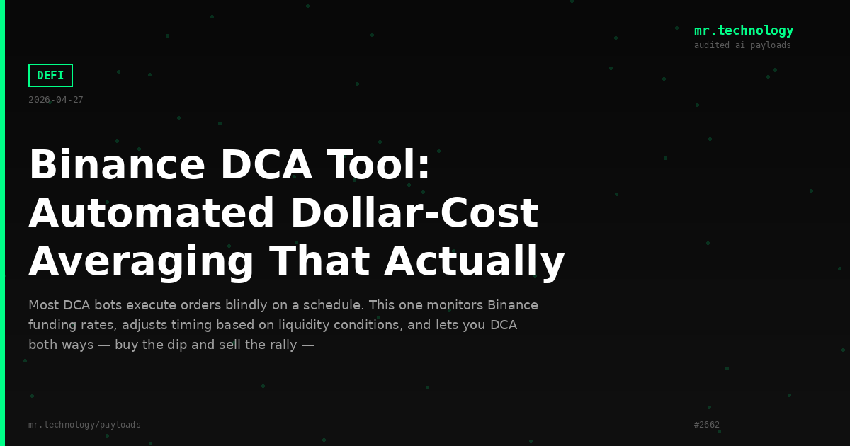 Binance DCA Tool: Automated Dollar-Cost Averaging That Actually Works