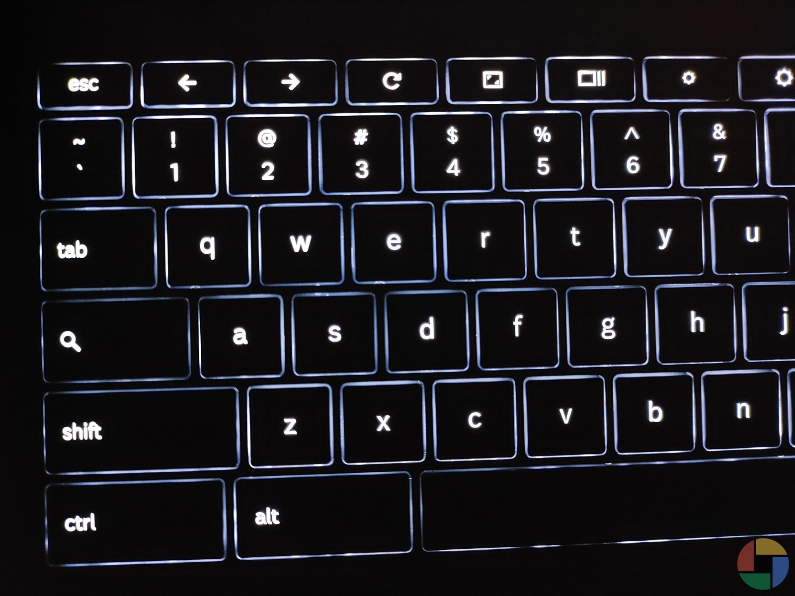 Backlit Keyboard Chromebook shortcut